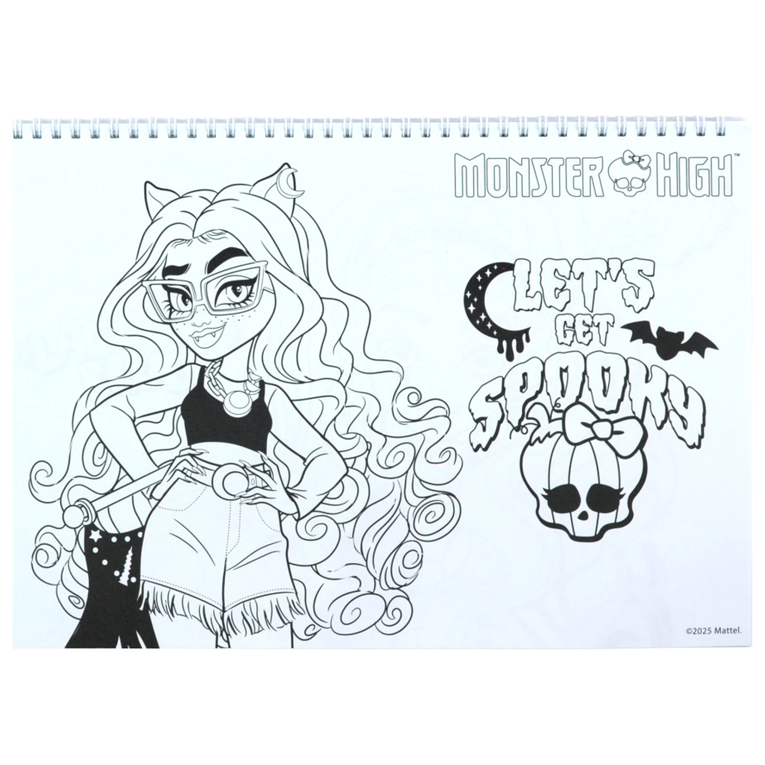Monster High Crew A4 špirálový skicár, 40 strán s nálepkami produktová fotografia