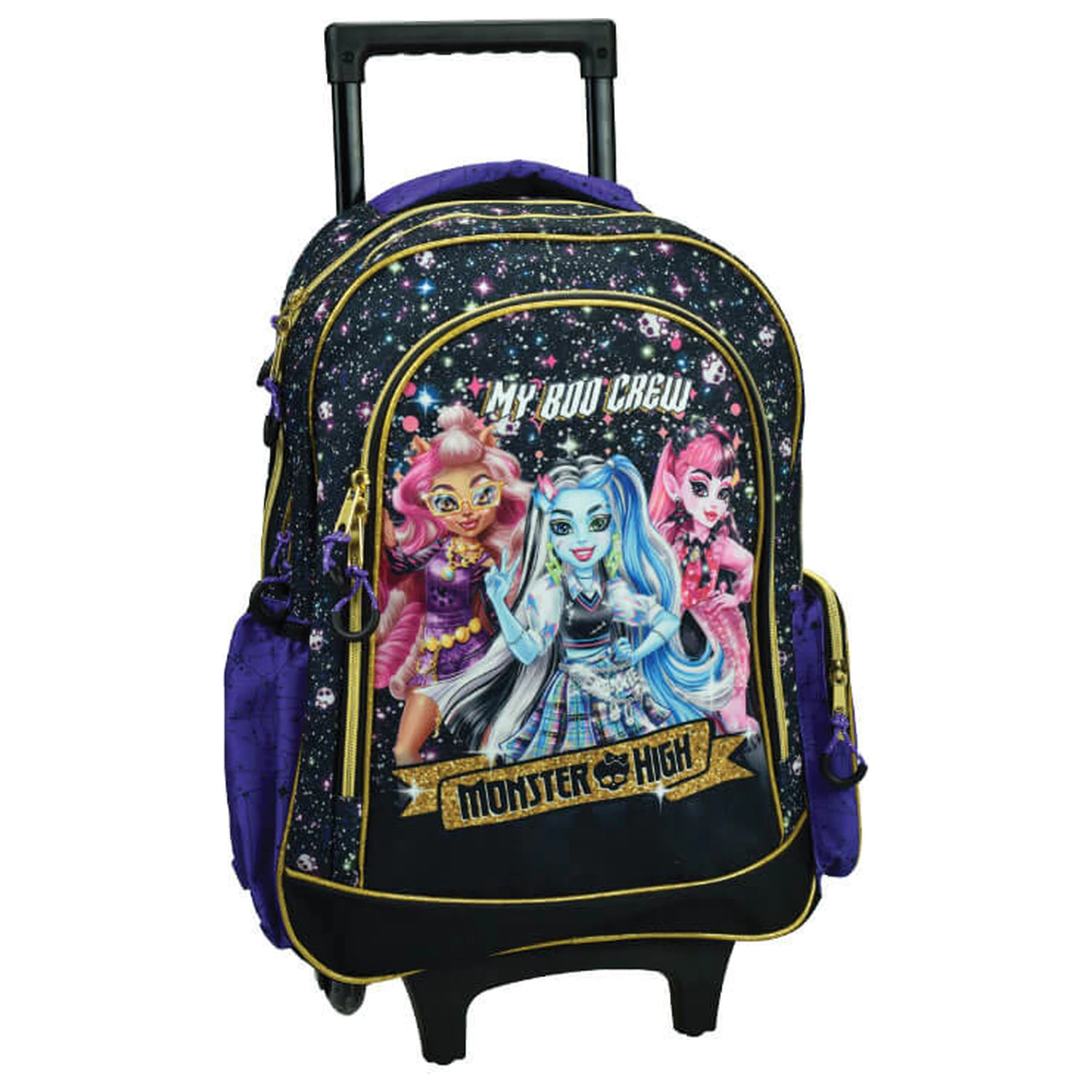 Monster High Crew pojazdná školská taška, taška 46 cm produktová fotografia