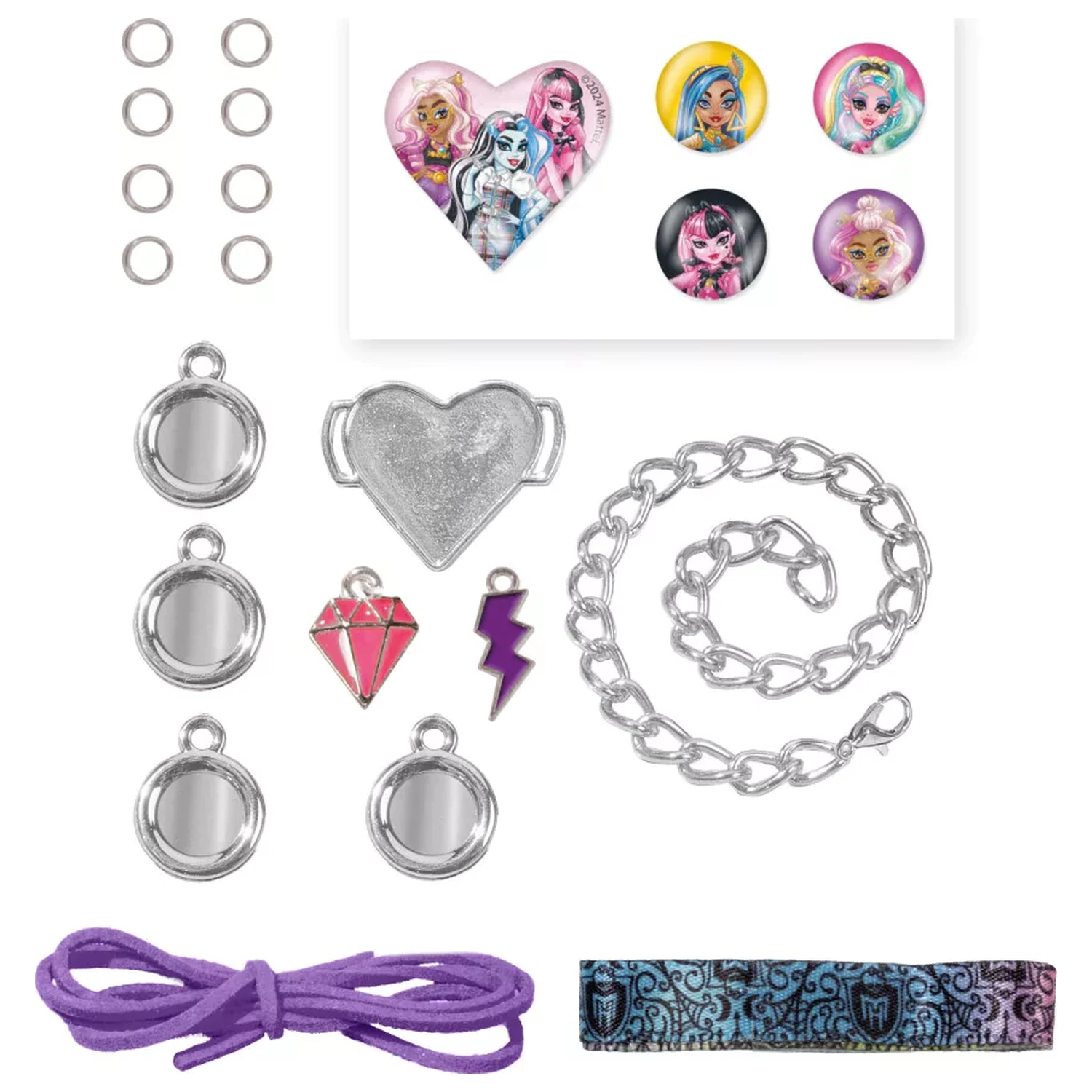 Monster High Dark Charm Súprava na výrobu náramkov produktová fotografia