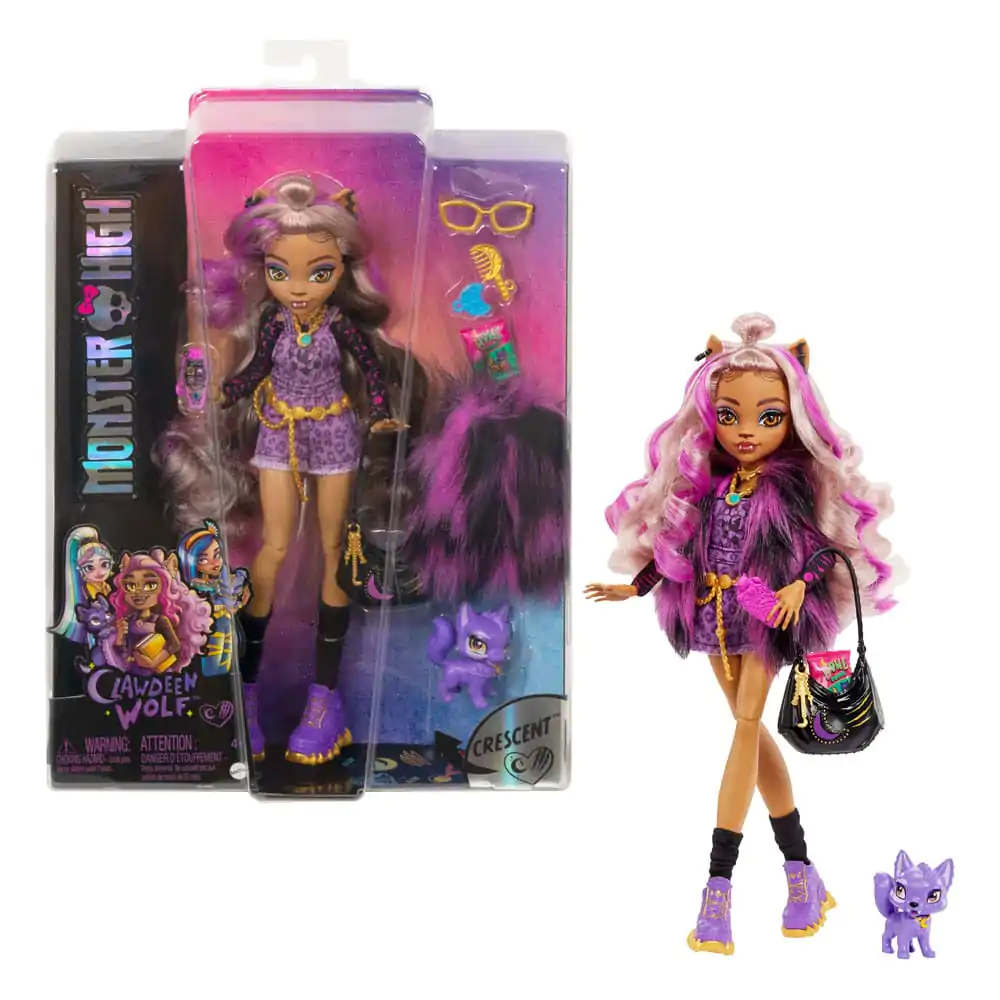 Monster High bábika Clawdeen Wolf 25 cm produktová fotografia