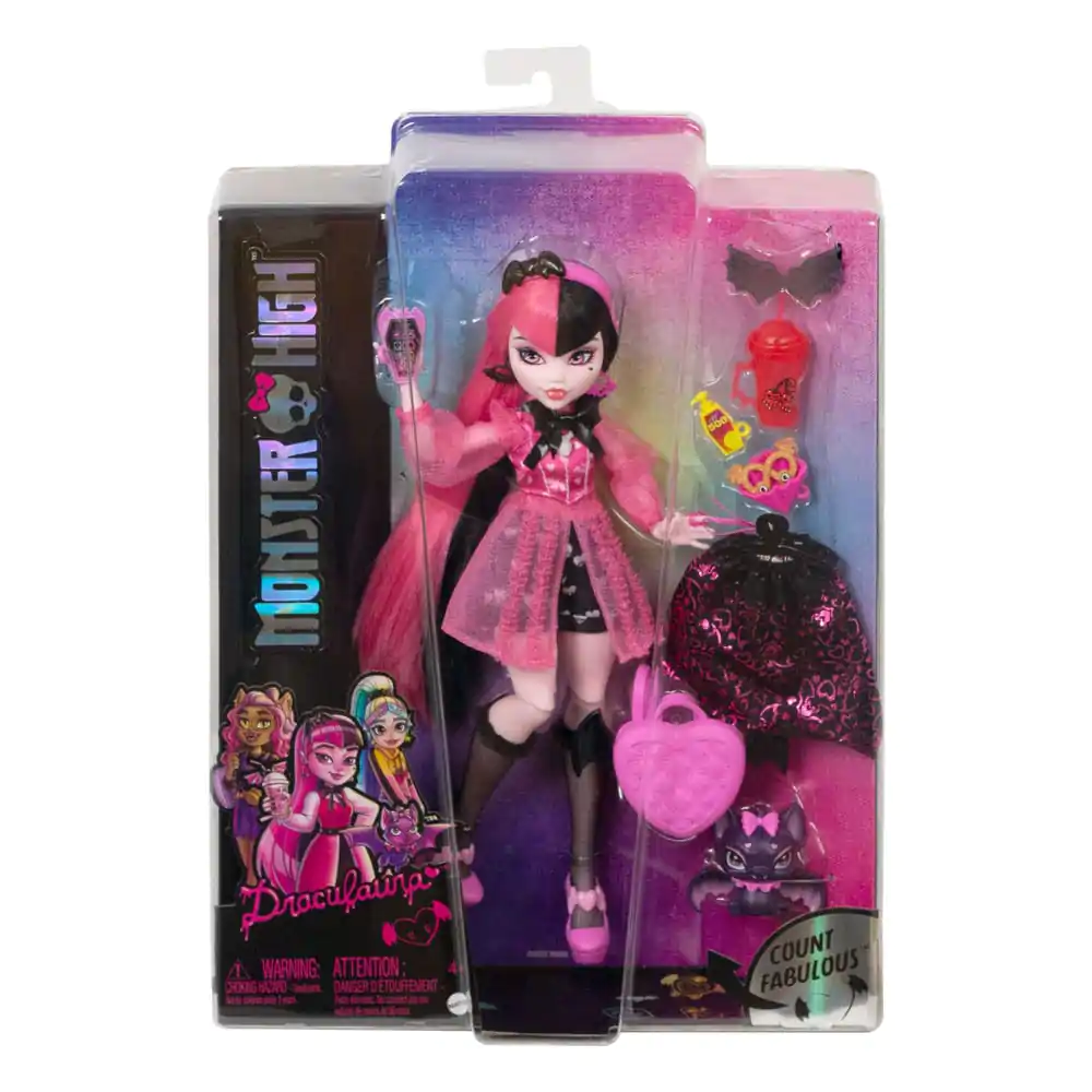 Monster High bábika Draculaura 25 cm produktová fotografia