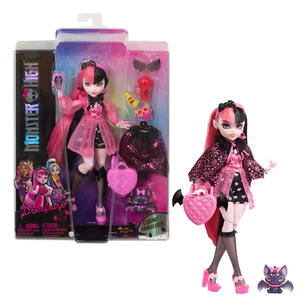 Monster High bábika Draculaura 25 cm produktová fotografia