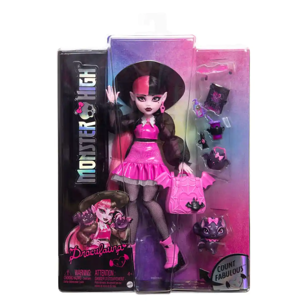 Monster High bábika Draculaura 25 cm produktová fotografia