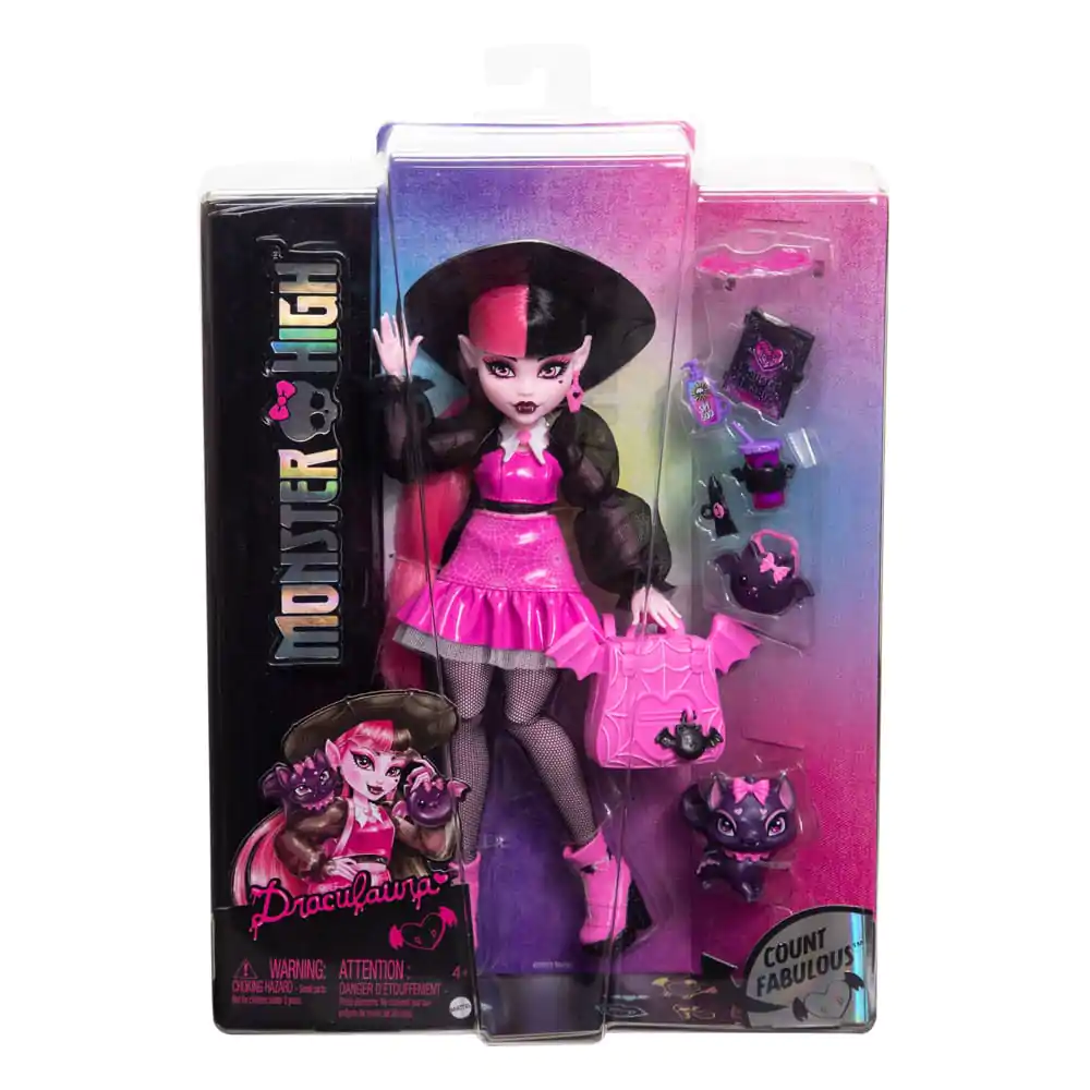 Monster High bábika Draculaura 25 cm produktová fotografia