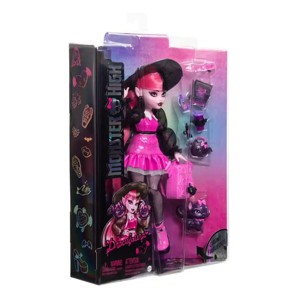 Monster High bábika Draculaura 25 cm produktová fotografia