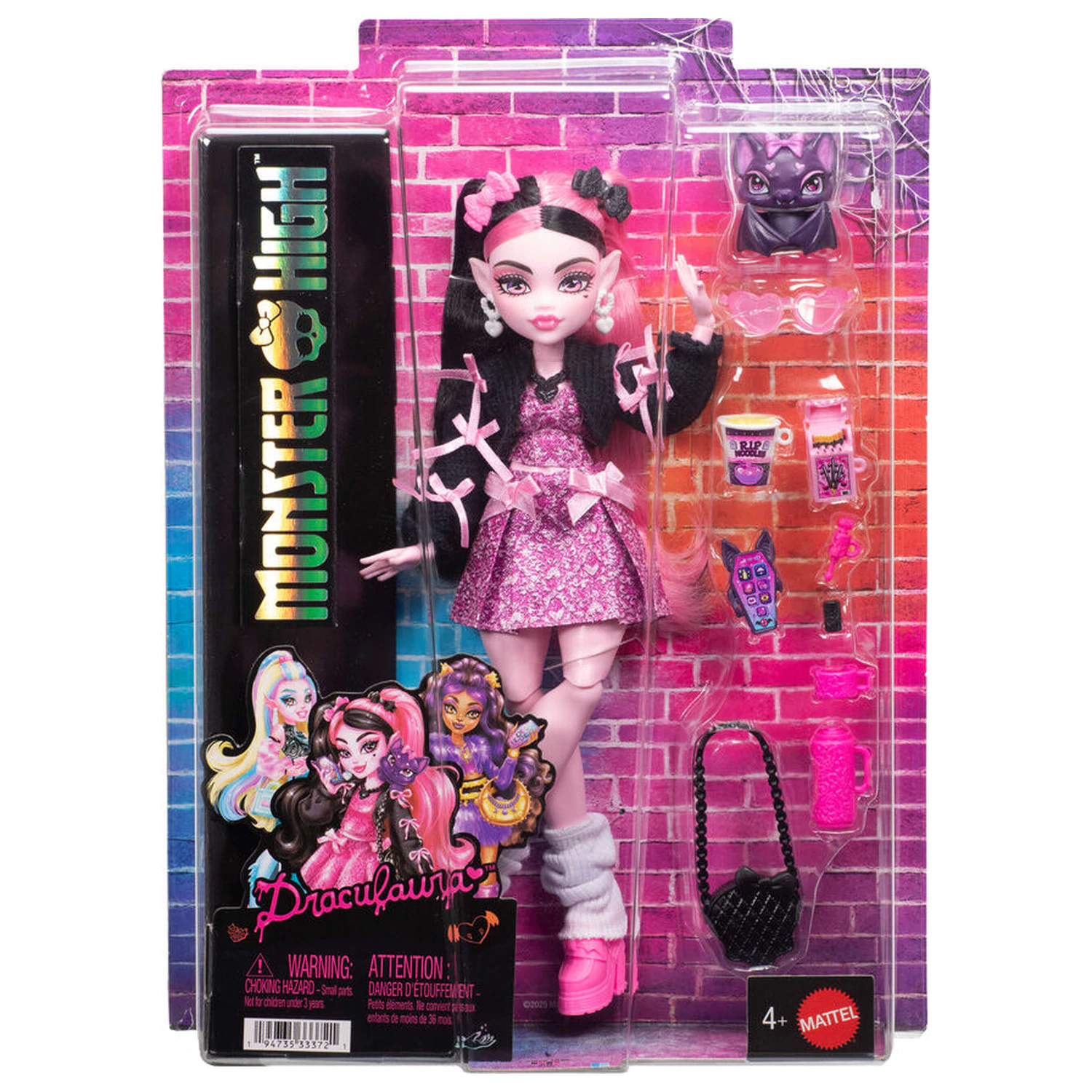 Monster High Draculaura bábika produktová fotografia