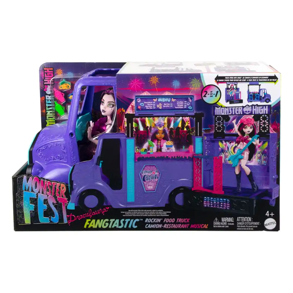 Monster High Playset Fangtastic Rockin' Food Truck termékfotó