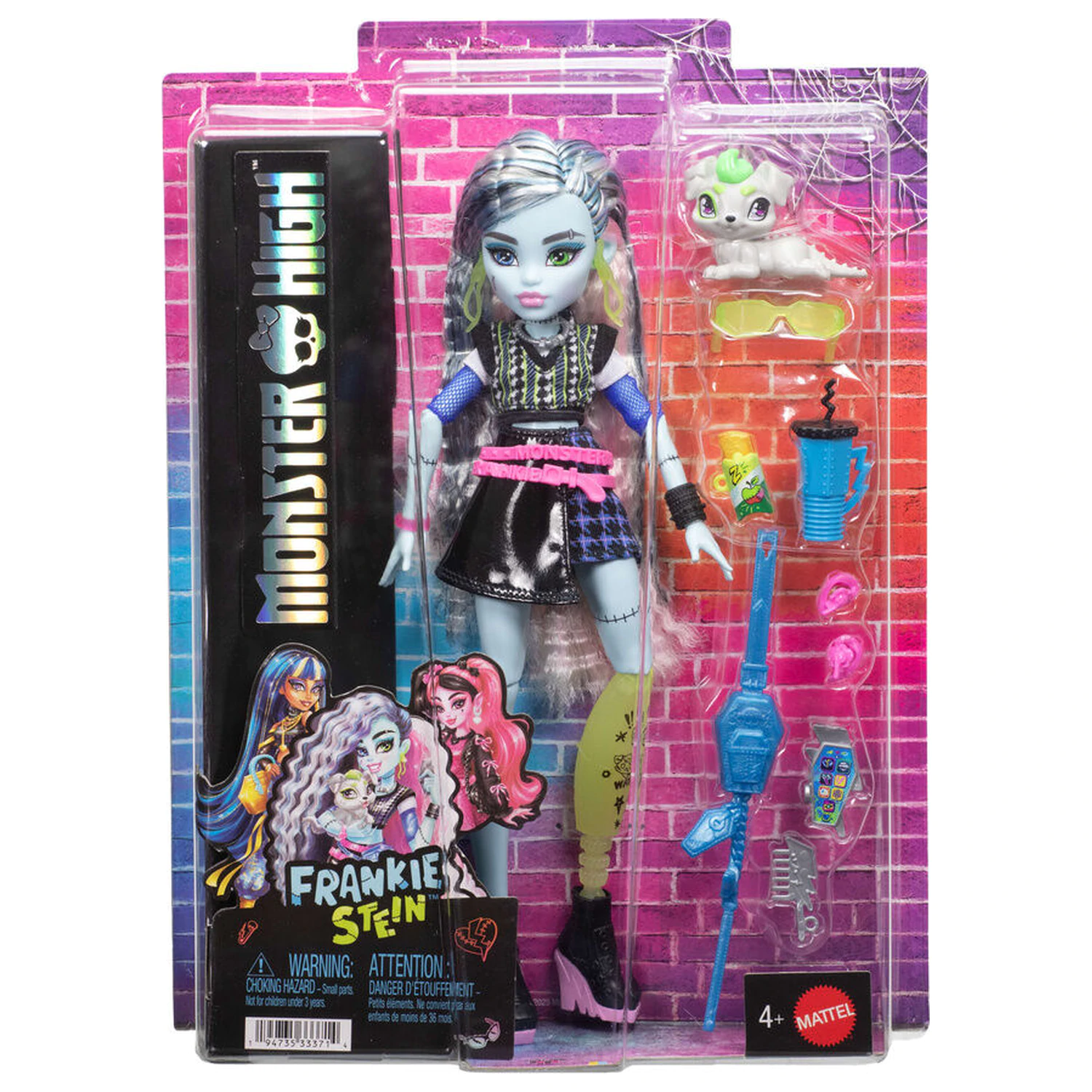 Monster High Frankie Stein bábika produktová fotografia