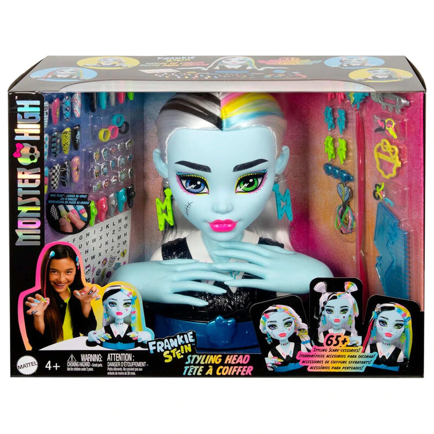 Monster High Frankie Styling Head bábika produktová fotografia