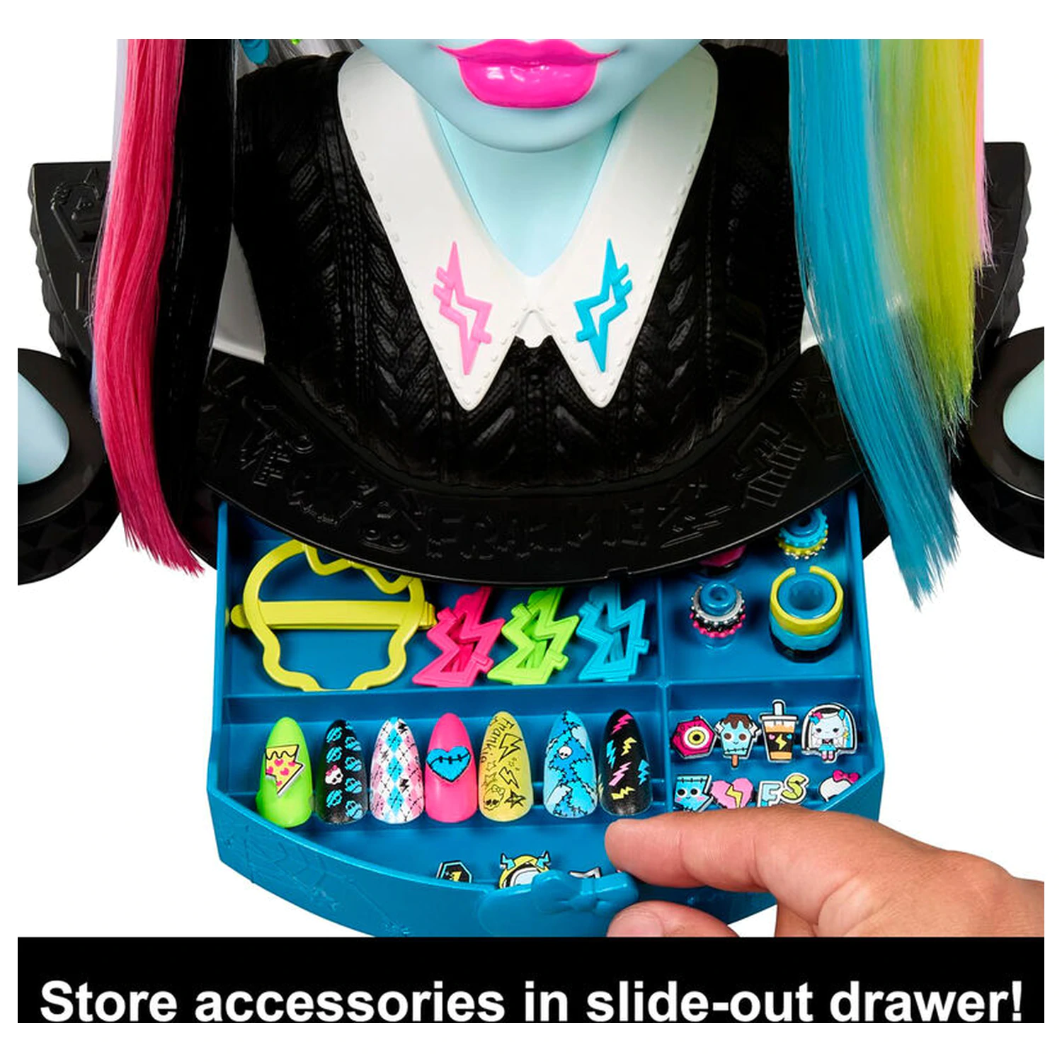 Monster High Frankie Styling Head bábika produktová fotografia