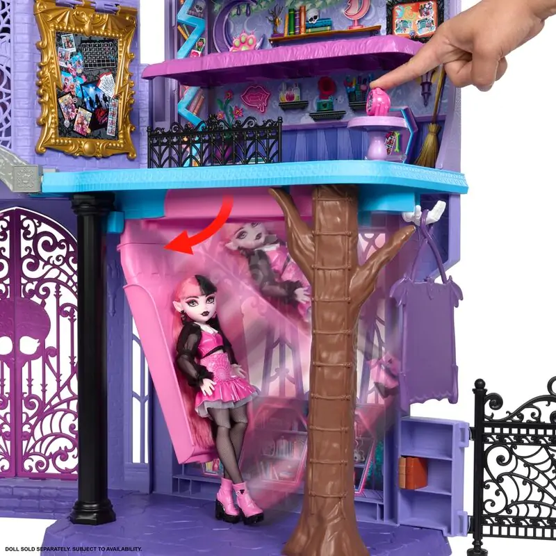 Monster High Haunted High School domček pre bábiky produktová fotografia