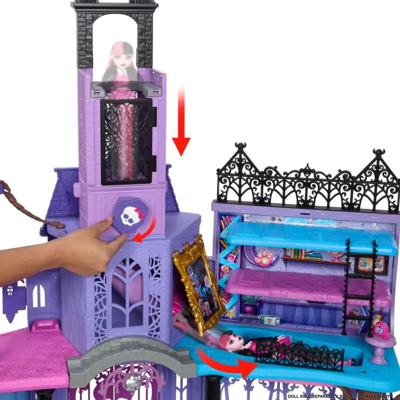 Monster High Haunted High School domček pre bábiky produktová fotografia