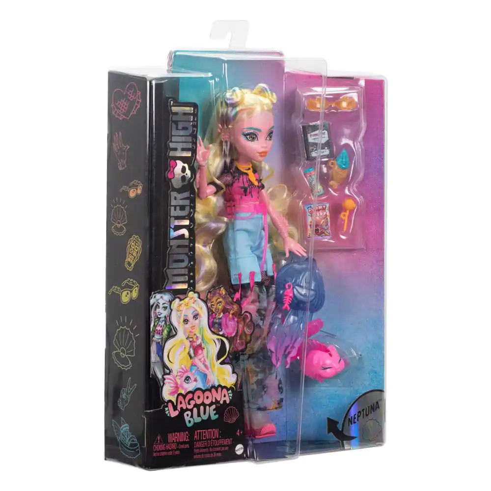 Monster High Lagoona Blue bábika 25 cm termékfotó