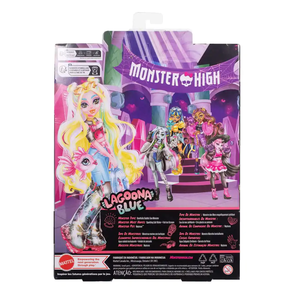 Monster High Lagoona Blue bábika 25 cm termékfotó