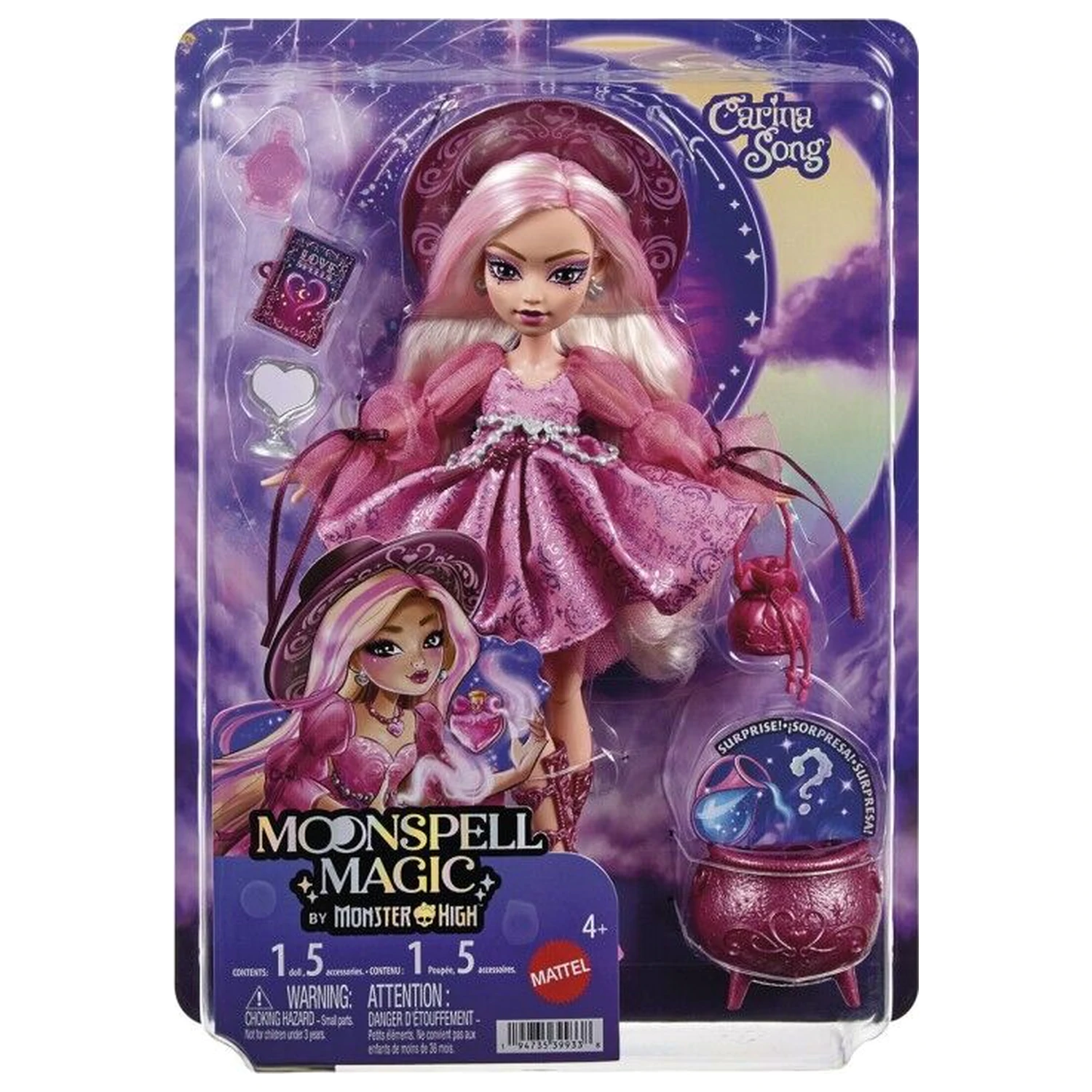 Monster High Moonspell High Carina Love bábika produktová fotografia