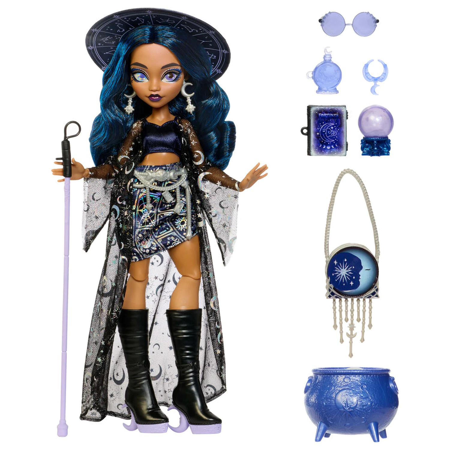 Monster High Moonspell High Claire Clairvoyant bábika produktová fotografia