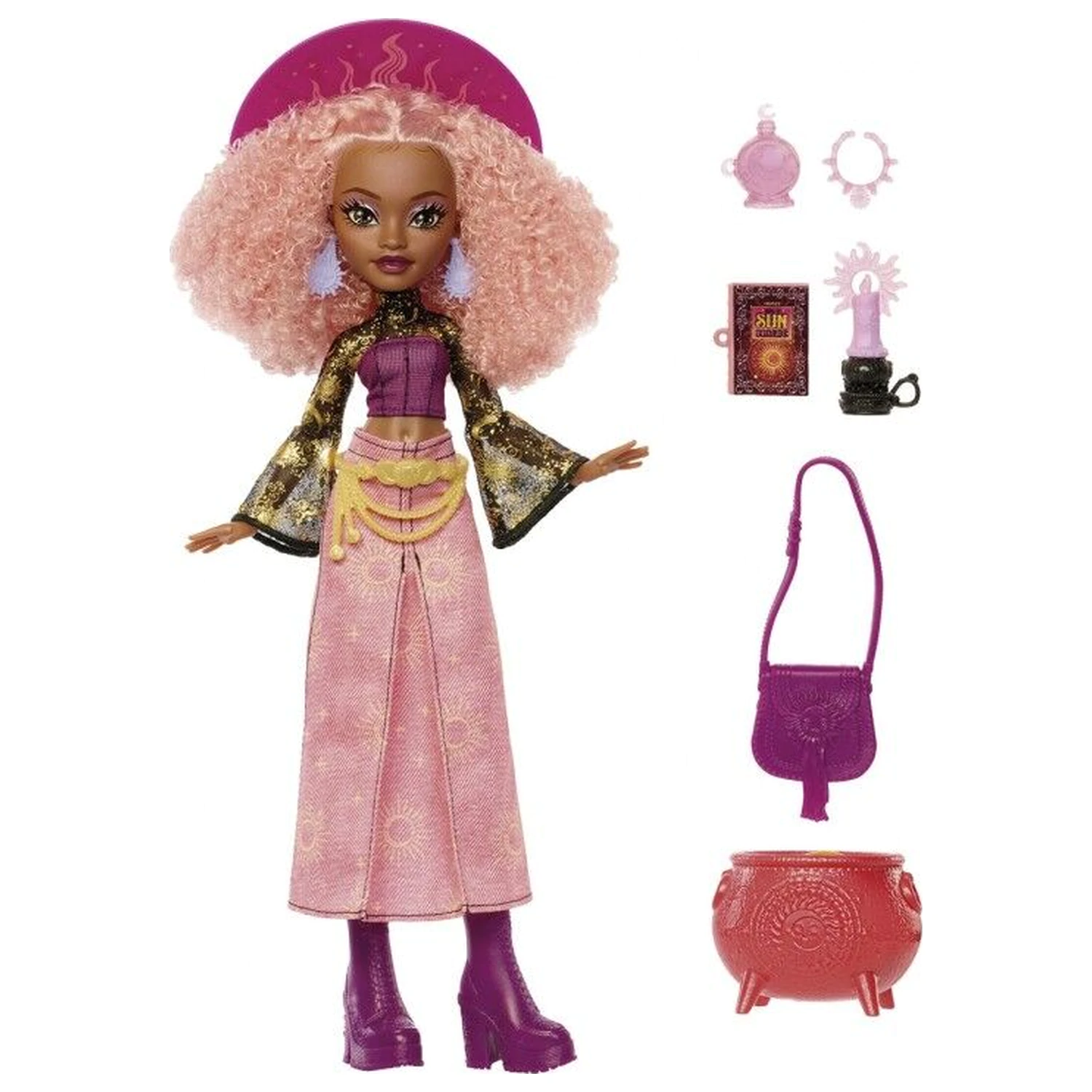 Monster High Moonspell High Rae Sun bábika produktová fotografia