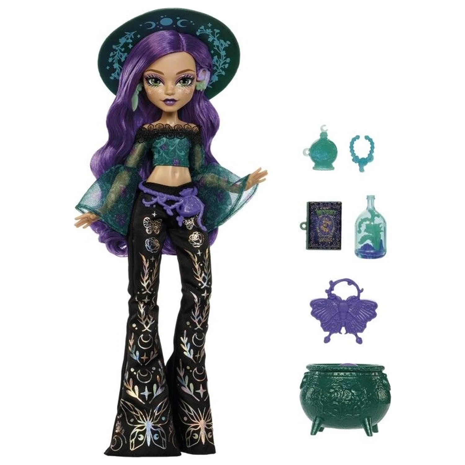Monster High Moonspell High Willow Nature bábika produktová fotografia