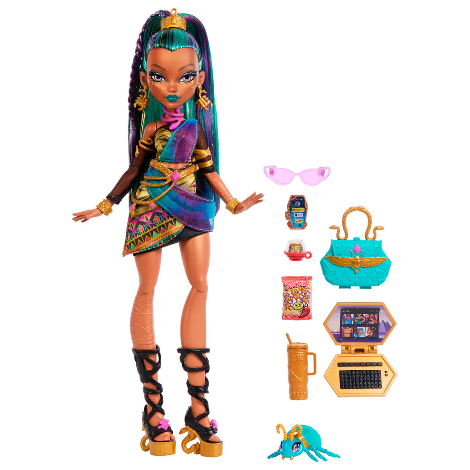 Monster High Nefera Deline bábika produktová fotografia