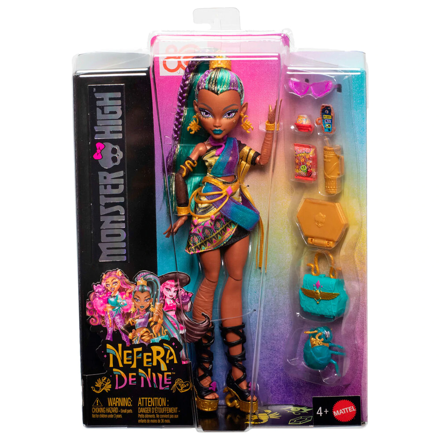 Monster High Nefera Deline bábika produktová fotografia