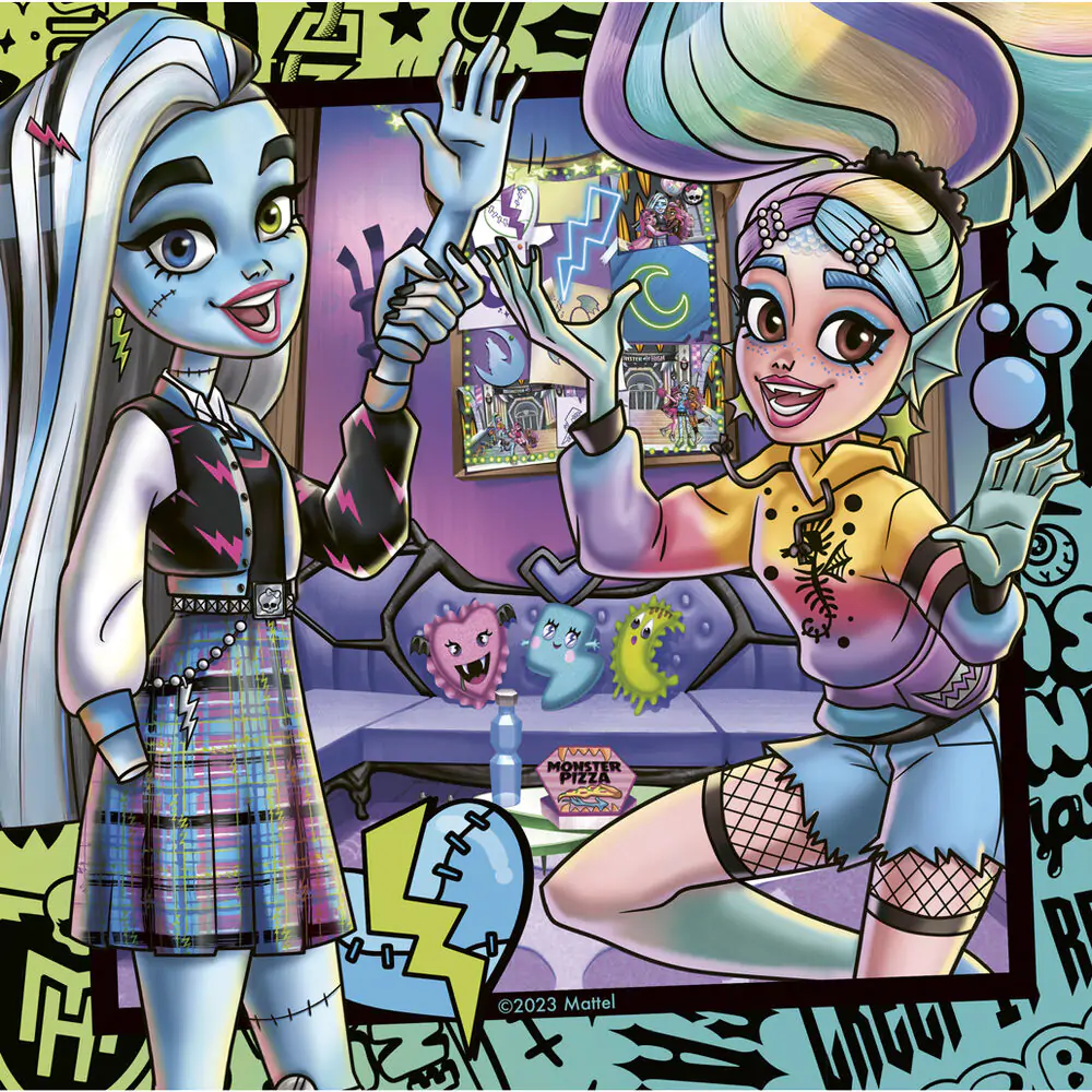 Monster High puzzle 3 x 49 dielikov produktová fotografia
