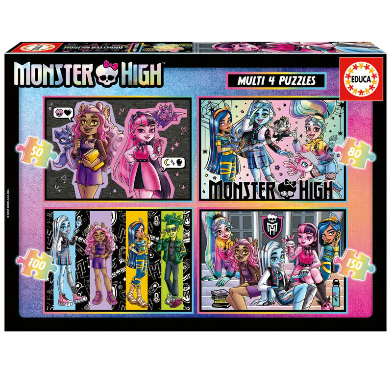 Monster High puzzle Multi 50-80-100-150 dielikov produktová fotografia