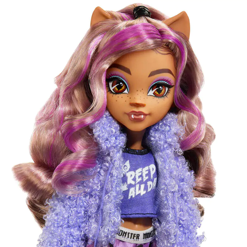 Monster High pyžamová párty Clawdeen Wolf bábika 25 cm produktová fotografia
