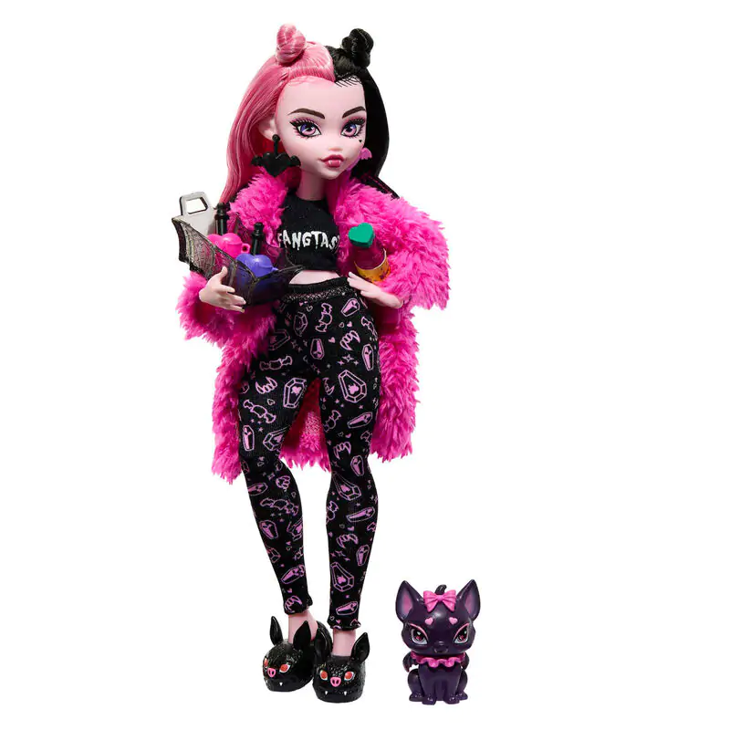 Monster High pyjama party Draculaura bábika 25 cm termékfotó