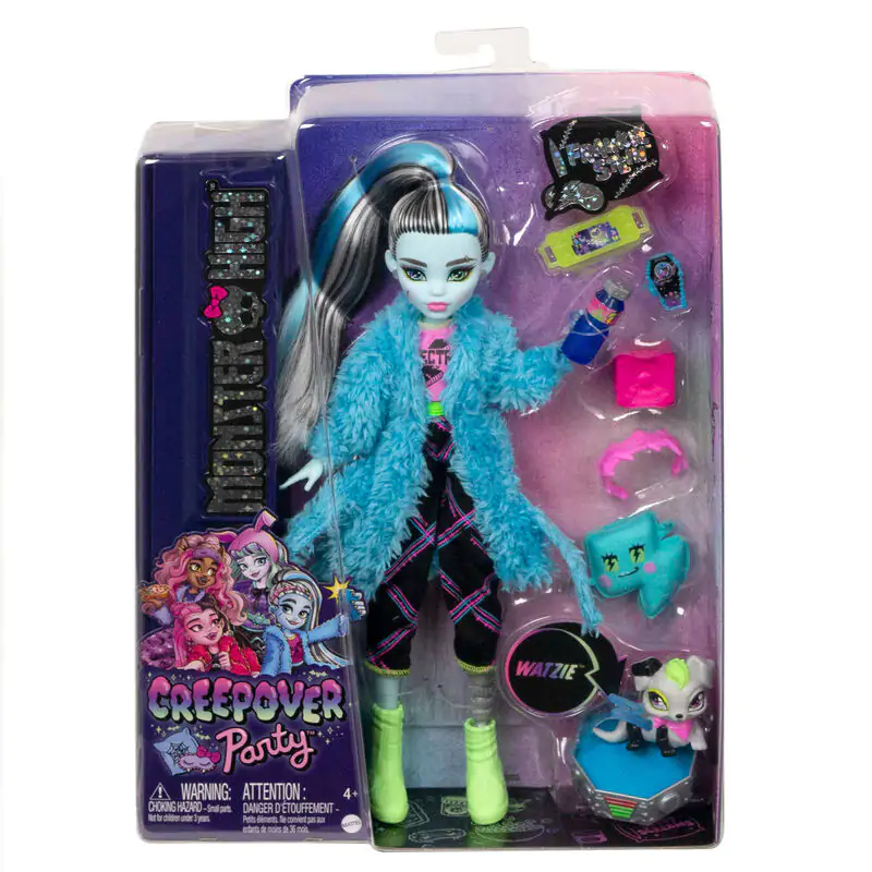 Monster High pyžamová párty Frankie Stein bábika 25 cm produktová fotografia