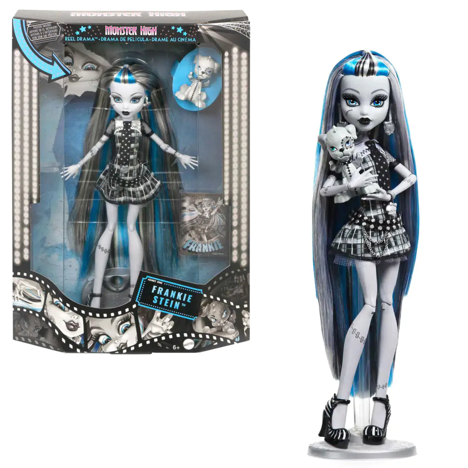 Monster High Reel Drama balenie bábik produktová fotografia