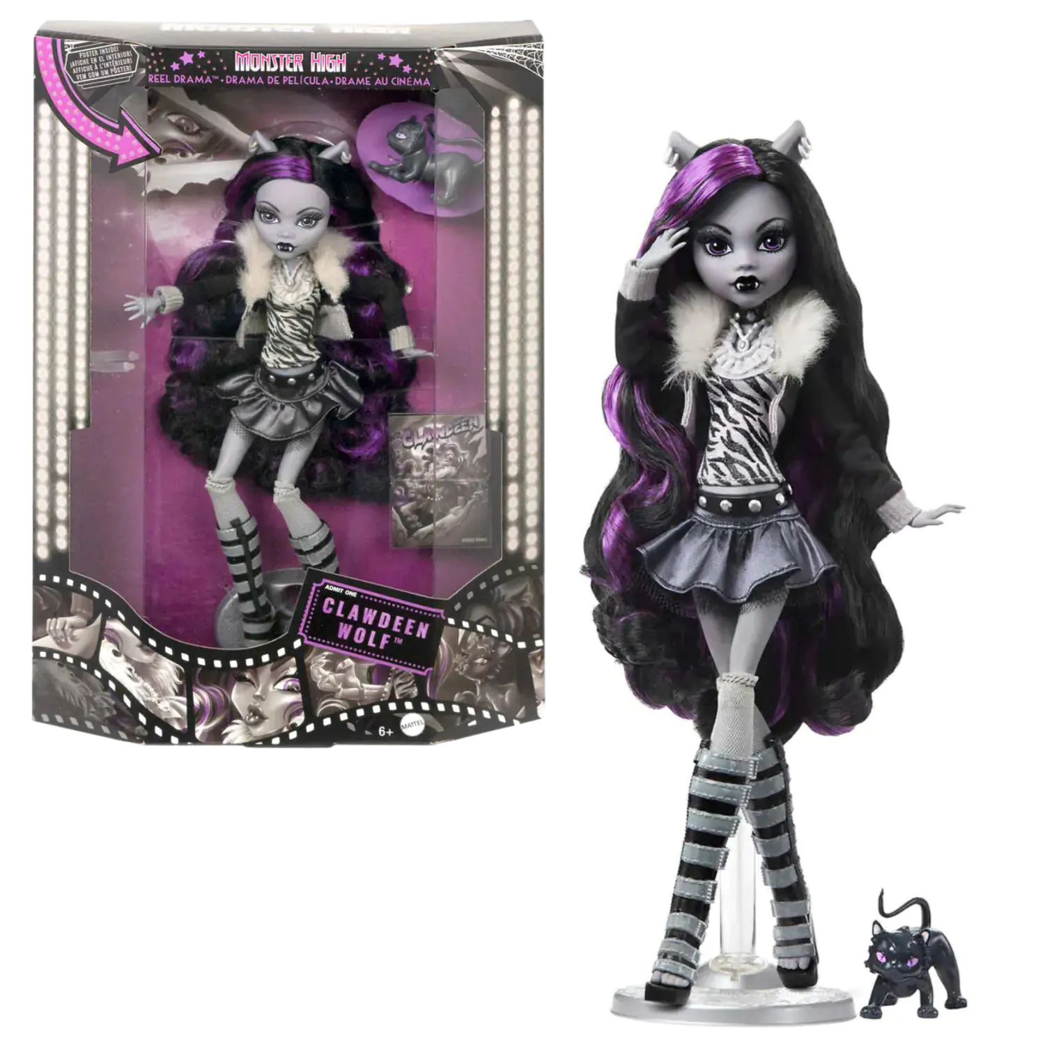 Monster High Reel Drama balenie bábik produktová fotografia
