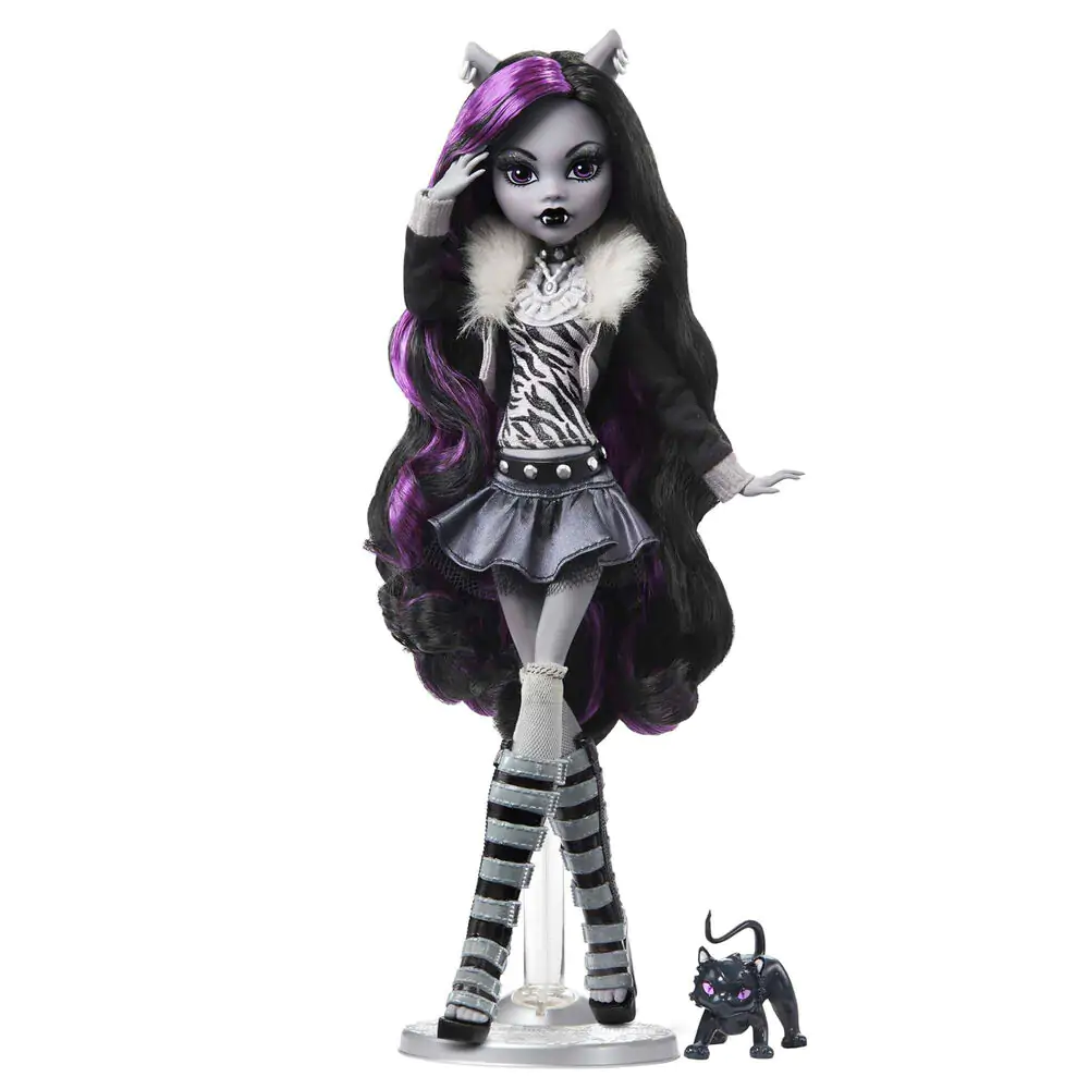 Monster High Reel Drama bábika Clawdeen Wolf produktová fotografia