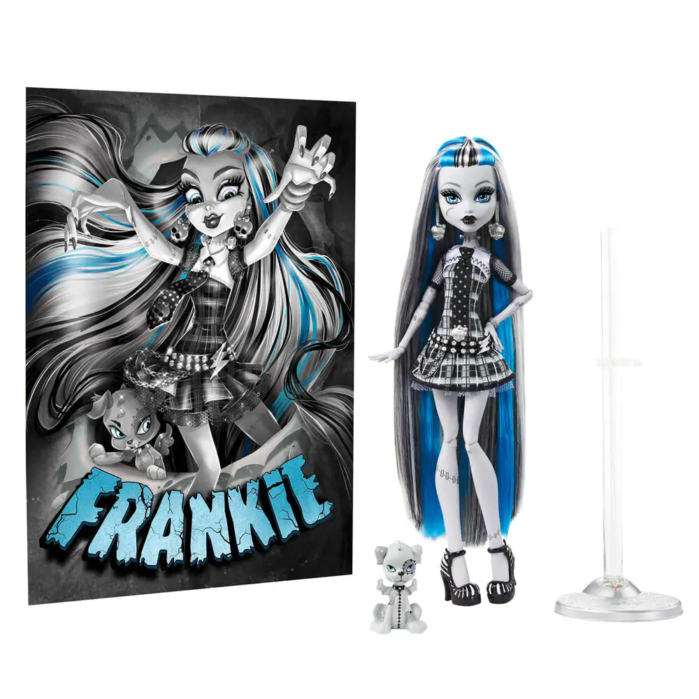 Monster High Reel Drama Frankie Stein bábika produktová fotografia