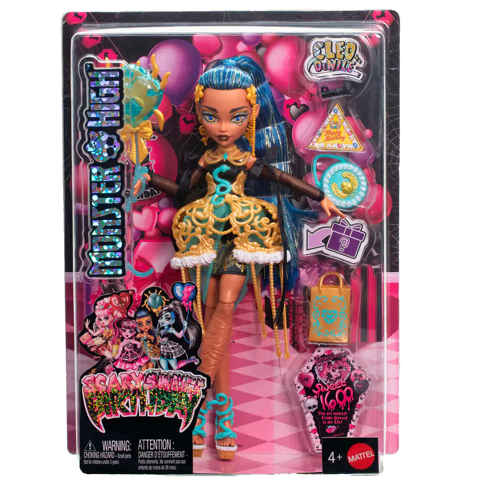 Monster High Scary Sweet Birthday 1600 Cleo De Nile bábika produktová fotografia