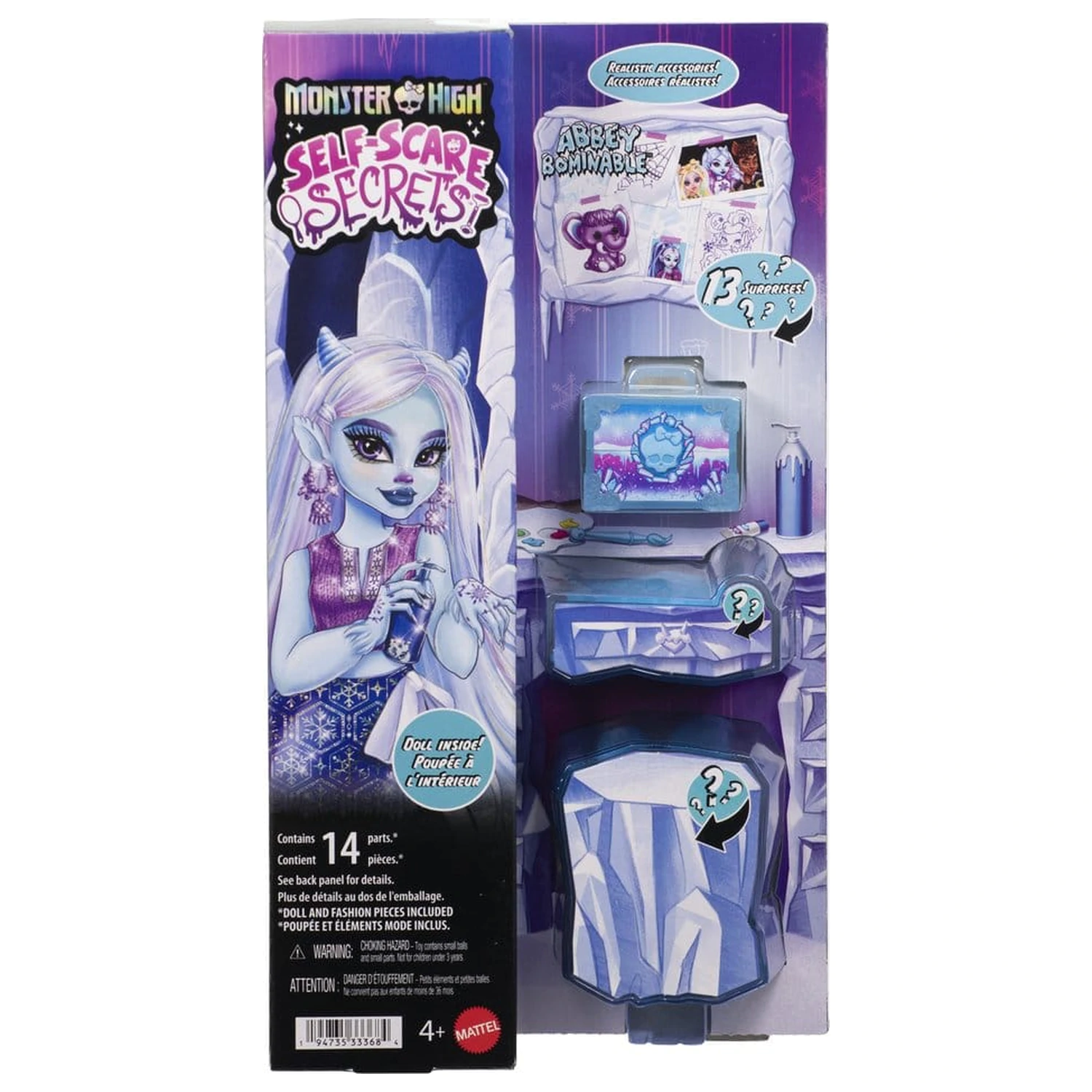 Monster High Self-Scare Secrets bábika Abbey Bominable produktová fotografia