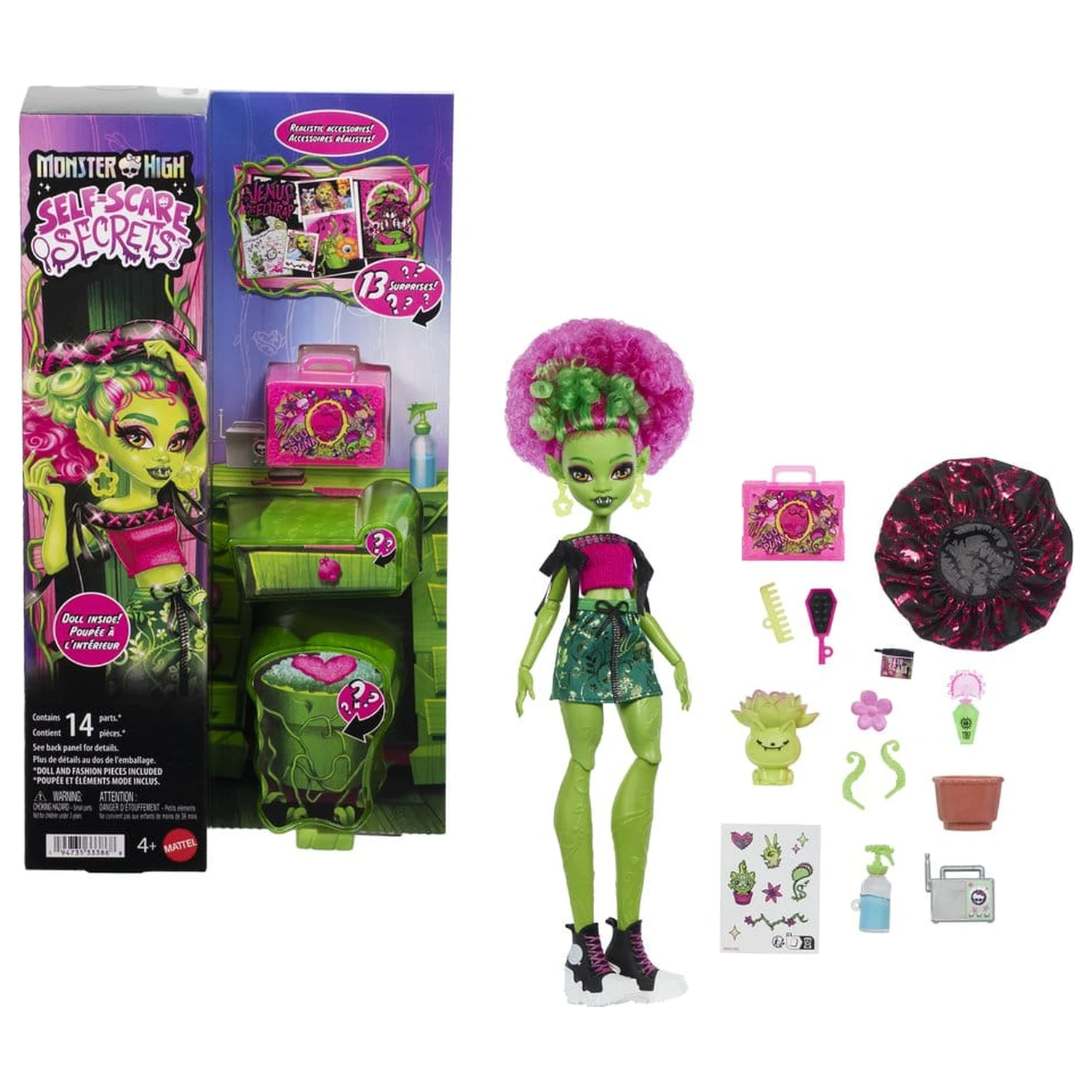 Monster High Self-Scare Secrets bábika Venus McFlytrap produktová fotografia