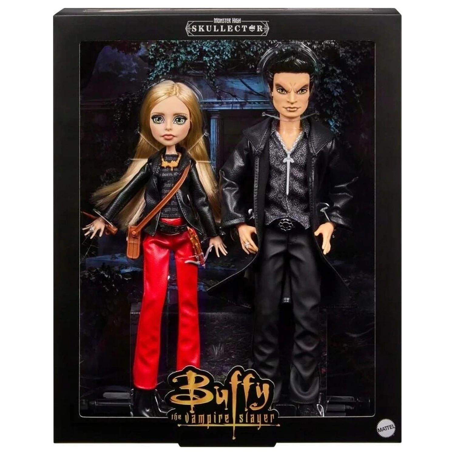 Monster High Skullector Buffy the Vampire Slayer Buffy & Angel súprava 2 bábik produktová fotografia