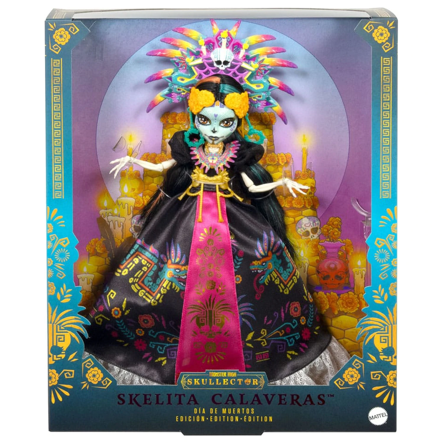 Monster High Skullector Bábika Skelita Calaveras Día de Muertos Edition 32 cm produktová fotografia