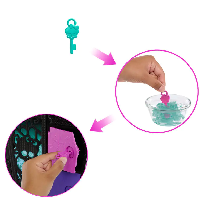 Monster High Skullmate Secrets Neon Frights Twyla bábika 25 cm produktová fotografia