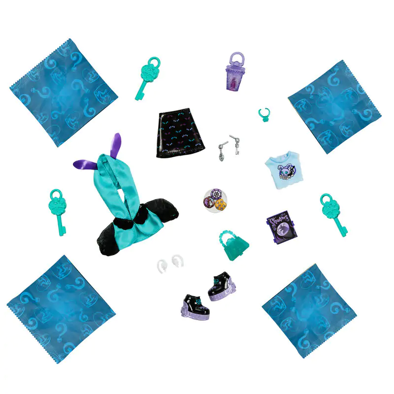 Monster High Skullmate Secrets Neon Frights Twyla bábika 25 cm produktová fotografia