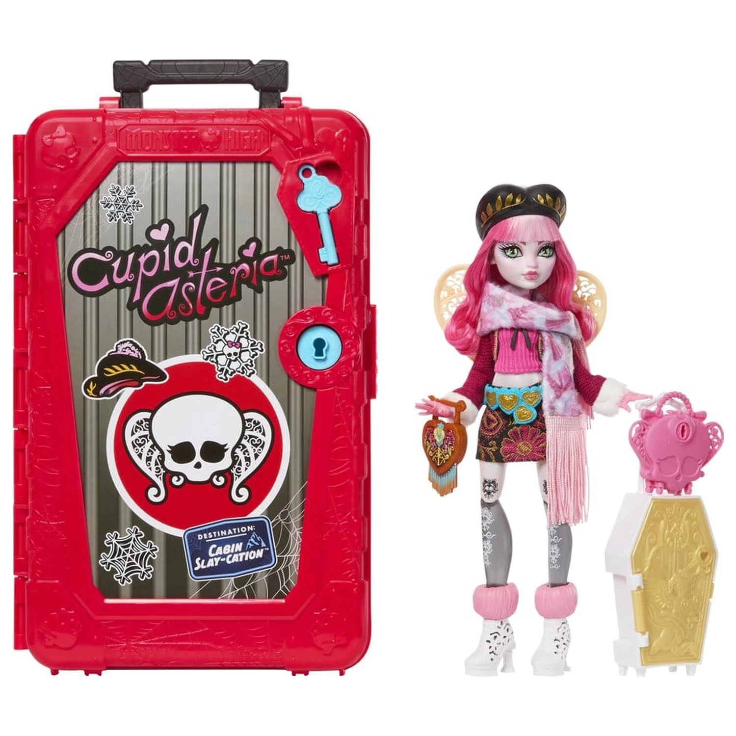 Monster High Skulltimate Secrets Bábika Cupid Asteria produktová fotografia