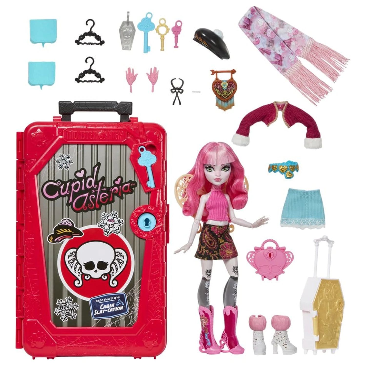 Monster High Skulltimate Secrets Bábika Cupid Asteria produktová fotografia