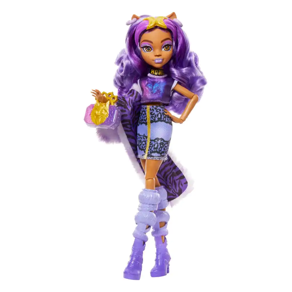 Monster High Skulltimate Secrets: Fearidescent Bábika Clawdeen Wolf 25 cm produktová fotografia