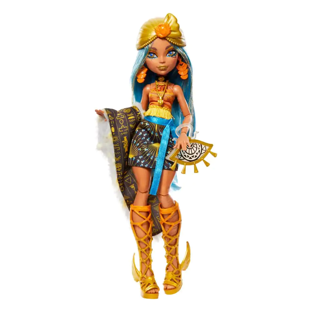 Monster High Skulltimate Secrets: Fearidescent bábika Cleo de Nile 25 cm produktová fotografia