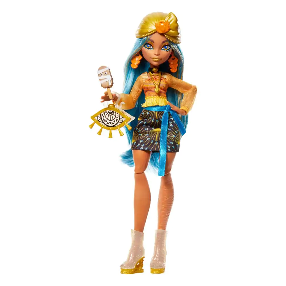Monster High Skulltimate Secrets: Fearidescent bábika Cleo de Nile 25 cm produktová fotografia