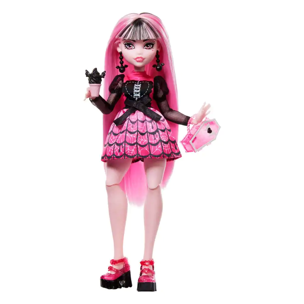 Monster High Skulltimate Secrets: Fearidescent Doll Draculaura 25 cm bábika produktová fotografia
