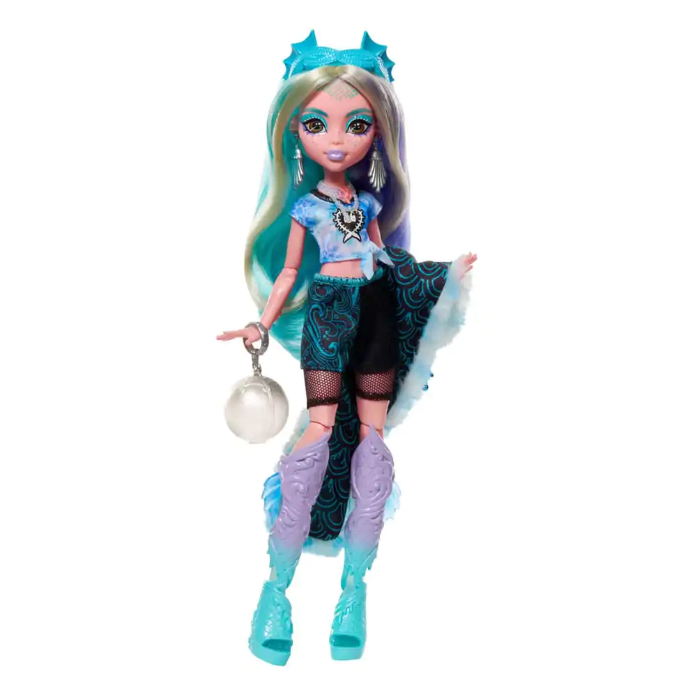 Monster High Skulltimate Secrets: Fearidescent bábika Lagoona Blue 25 cm produktová fotografia