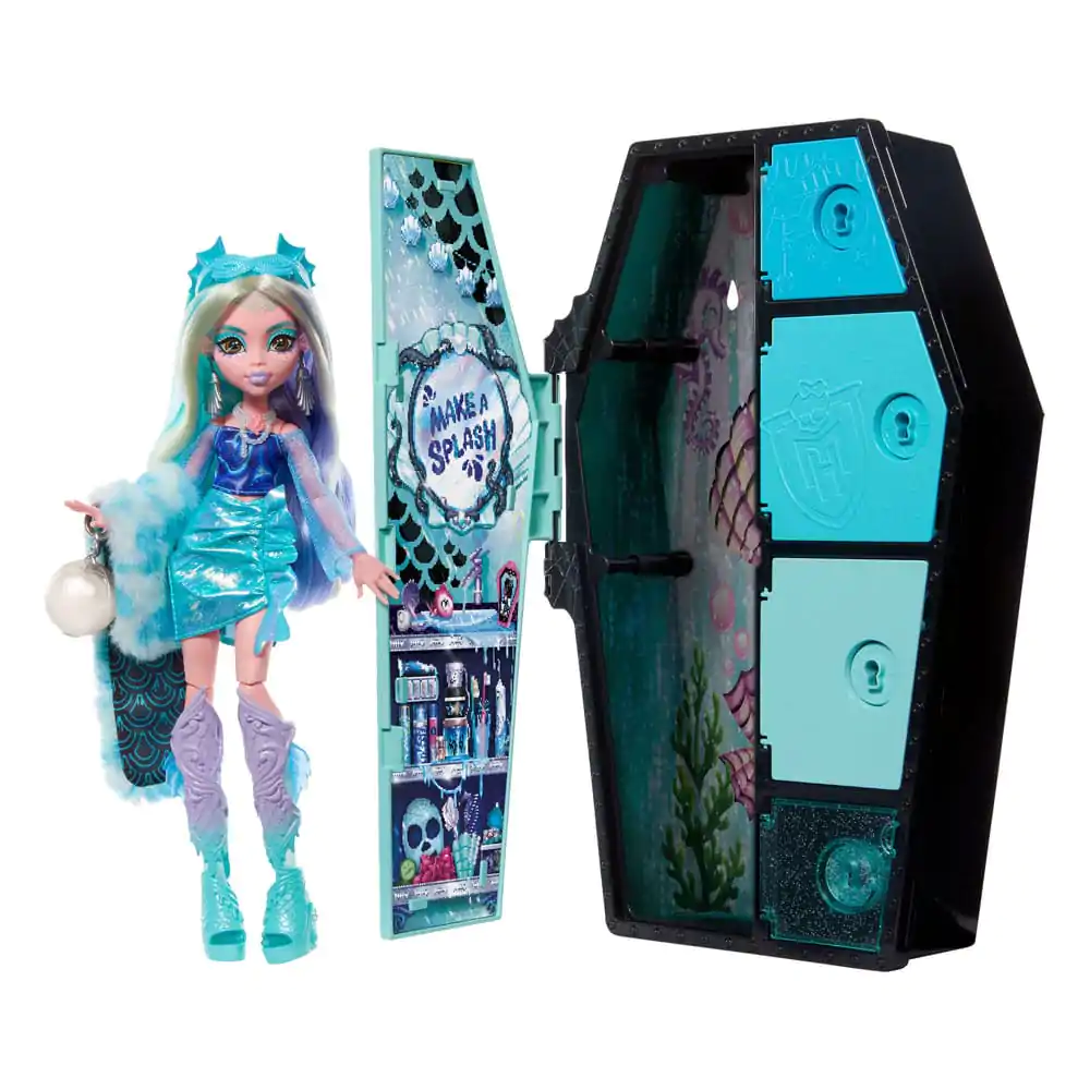 Monster High Skulltimate Secrets: Fearidescent bábika Lagoona Blue 25 cm produktová fotografia