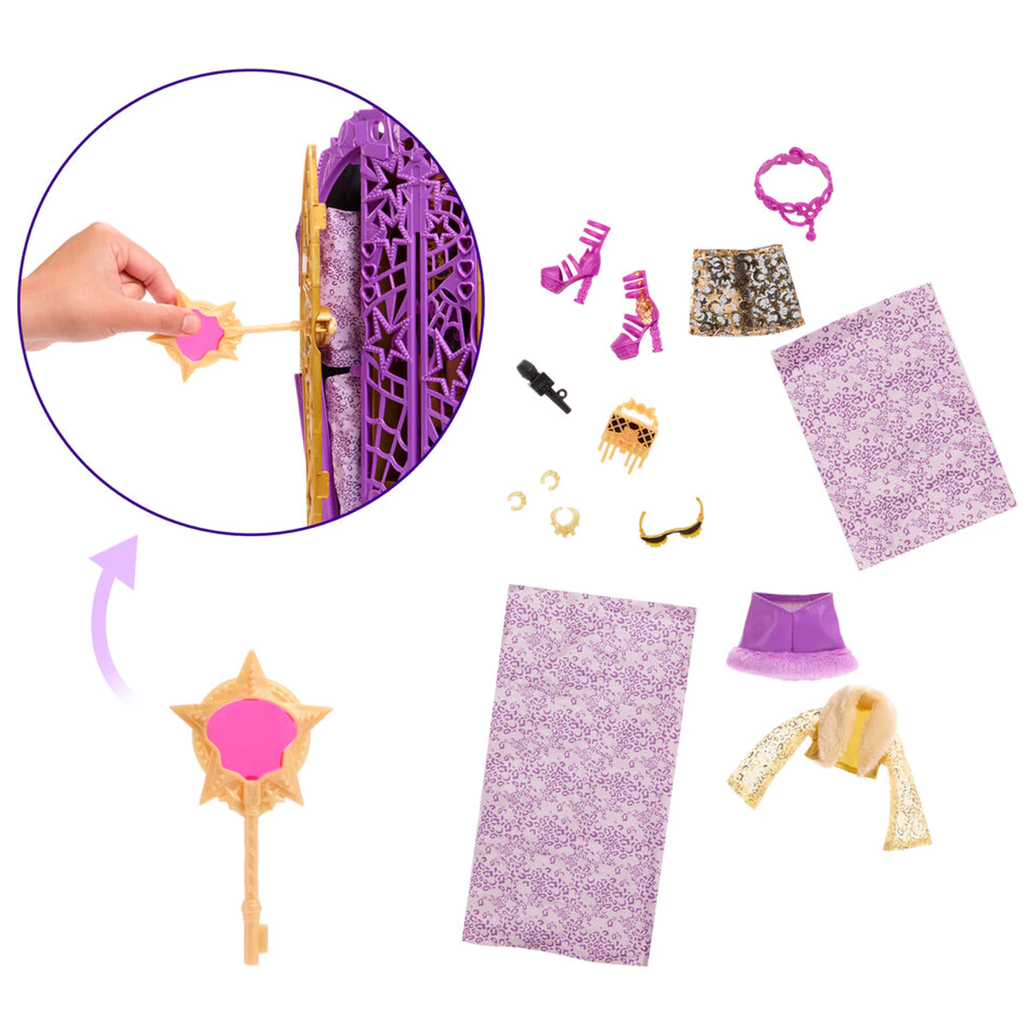 Monster High Skulltimate Secrets Hauntlywood Mysteries bábika Clawdeen produktová fotografia