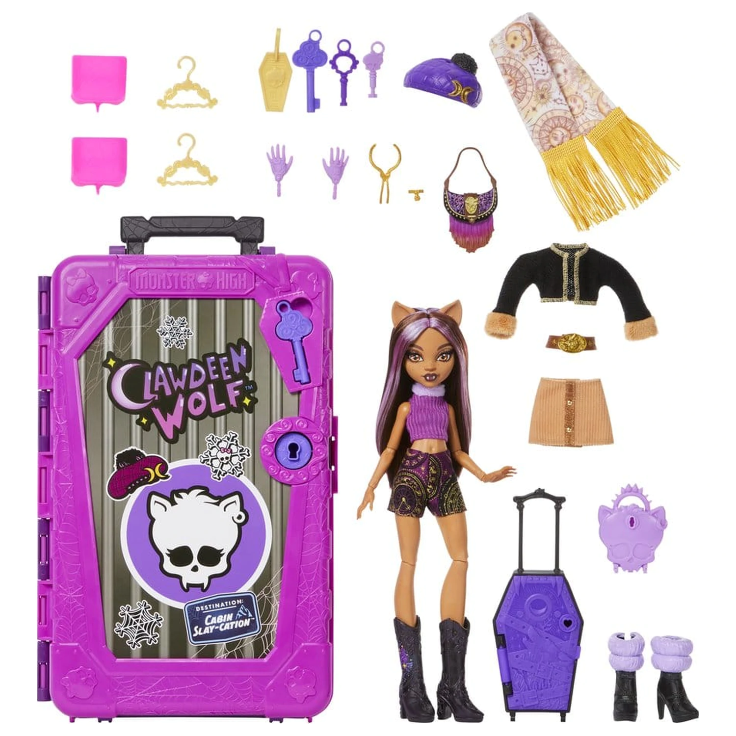Monster High Skulltimate Secrets bábika Clawdeen Wolf produktová fotografia